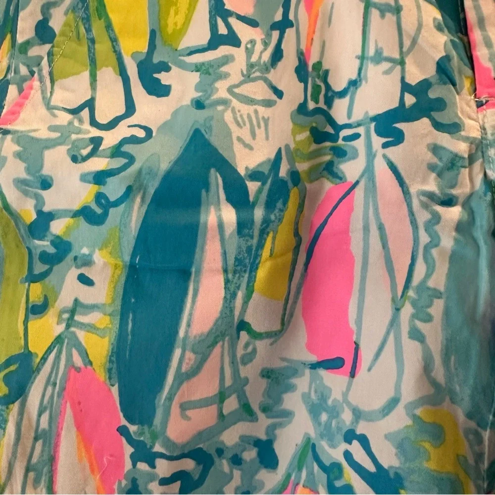 Lilly Pulitzer Jayne short - multi Beach & bae NWT - size 4